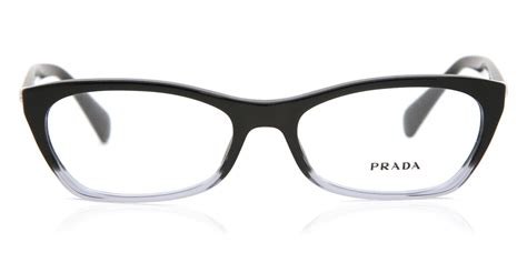 prada pr15pv black|Prada PR15PV ZYY/1O1 Eyeglasses, Black Gradient .